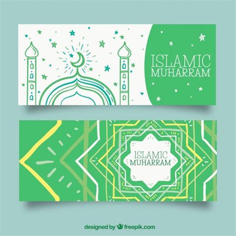 Muat turun kalendar islam 2018 pdf. Download Geometric Muharram Background for free | Vector ...