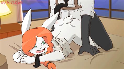 Rule 34 Abbi Kilinah Animated Anthro Bed Bottomless Clothed Clothing Duo Female Freckles