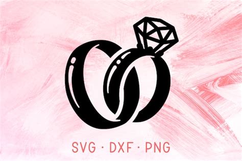 Diamond Ring Svg Dxf Png Wedding Rings Engagement Ring Svg Etsy Canada