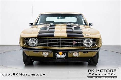 1969 Chevrolet Camaro Z28 Olympic Gold Hardtop 302 V8 4 Speed Manual
