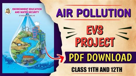 Air Pollution EVS Project Class Th And Th With PDF YouTube
