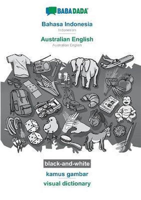 Babadada Black And White Bahasa Indonesia Australian English Kamus