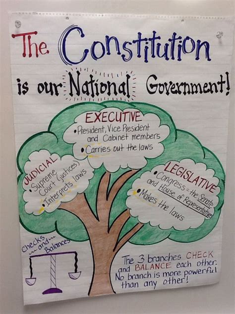 My Constitution Anchor Chart 5th Grade Social Studies Middle School Social Studies Elementary
