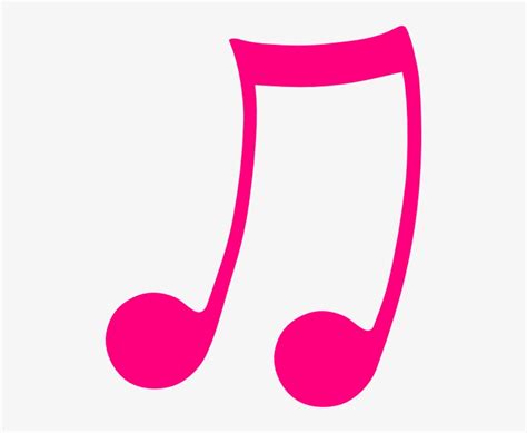 Pink Music Note Png Clipart