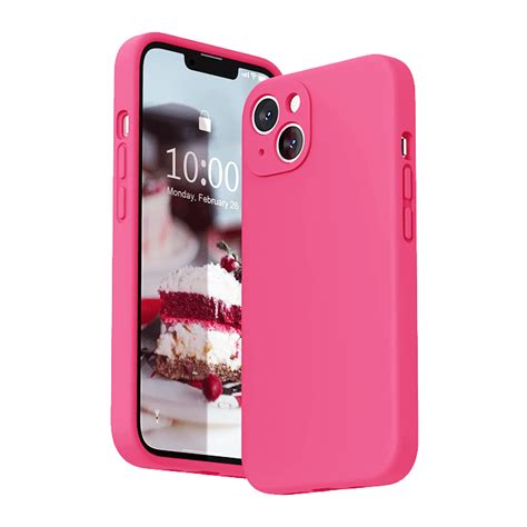 Hot Pink Iphone 13 Silicone Case