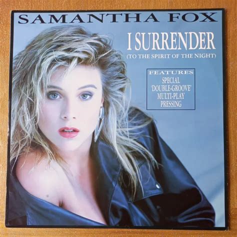 7and samantha fox i surrender to the spirit of the night jive d 1987 like new eur 19 95
