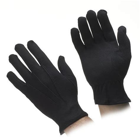 Go Black Cotton Parade Gloves Parade Gloves Gloves Online