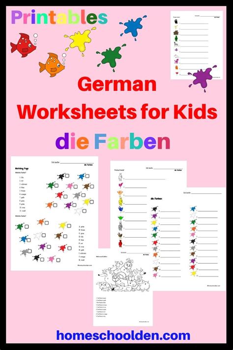 Pin On German Worksheets For Kids