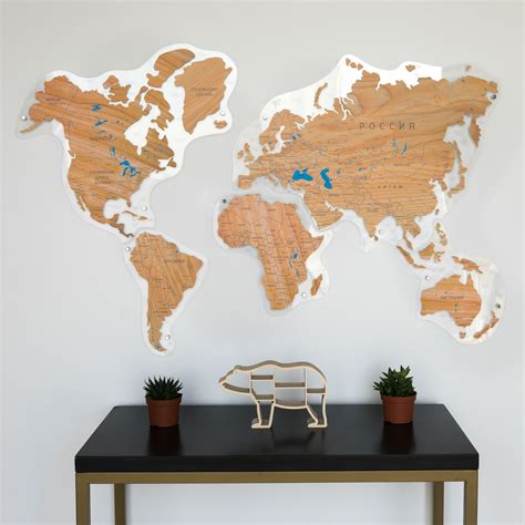 Colorful World Map Wall Decor By Gadenmap World Map Wall Decor Map