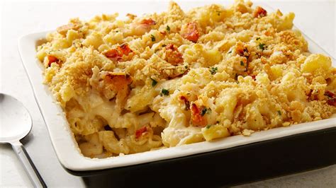 Meanwhile, in a small saucepan, heat milk and cheese together over medium heat until cheese melts; Lobster Mac and Cheese Recipe - Tablespoon.com