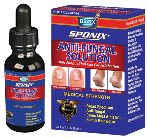 Anti Fungal Solution 1 Oz 30 Ml Treatment Against Athletes Foot