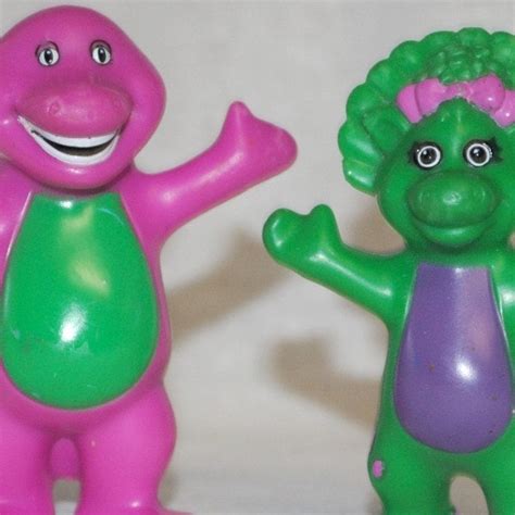 Barney And Baby Bop Toy Figures By Ifoundthis4u On Etsy