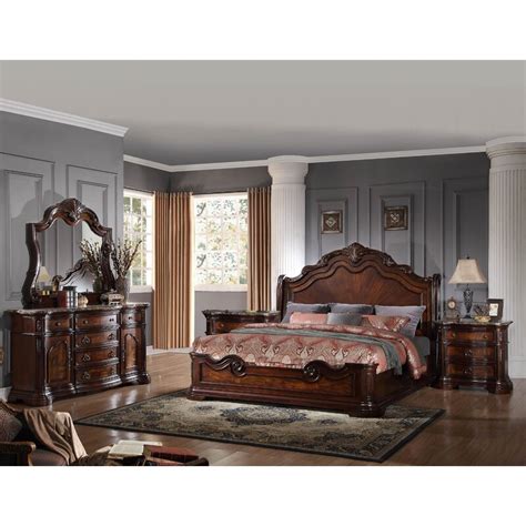 Bed along with 2 side tables (lamp attached), dressor with mirror and mattress bed dimension 180 x 200 cm side table 65 x 45 cm dressor 135 x 45 x. Astoria Grand Fletcher Standard 5 Piece Bedroom Set ...