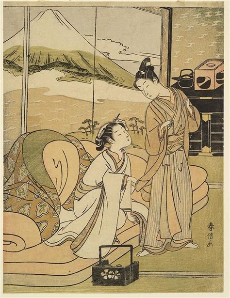 Ukiyo E Prints Of The Early 17th Century Developed From Illustrated Books Later In The Century