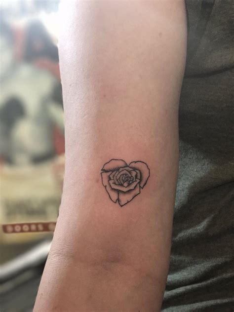 52 elegant rose wrist tattoos. Small Heart And Rose Tattoos