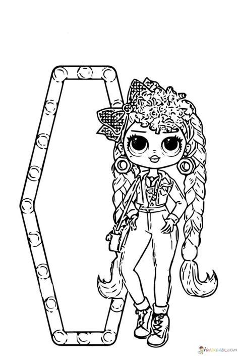 Coloring Page Lol Omg Print New Popular Dolls For Free Coloring Home