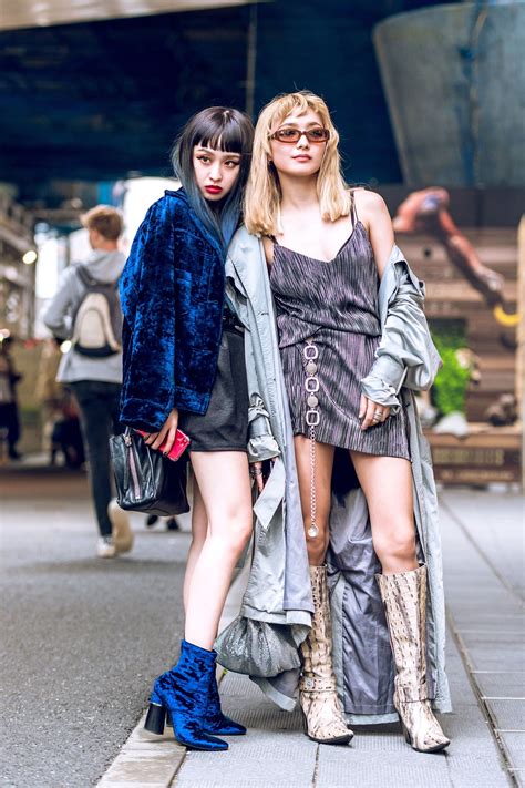 the best street style from tokyo fashion week spring 2019 chinese street style japanese street