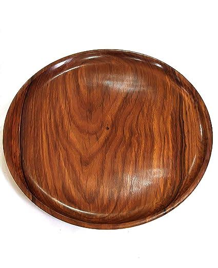 Buy Artistic Wooden Plate Serving Plate Dinner Plate Platters