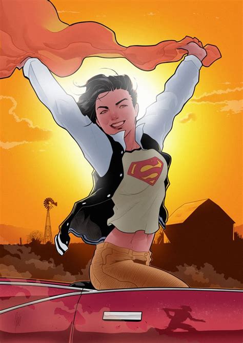 Lana Lang By Redg Vicente Xombiedirge Comic Book Girl Comic Art