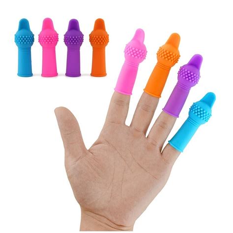 Finger Cot With Ribbed Anus Anal Clitoral G Spot Adult Sex Toys For Women Man Ebay