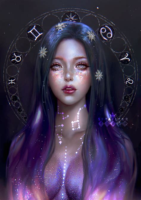 Artstation Ceres South Constellation Abigail Diaz Goddess Art Digital Art Girl Art