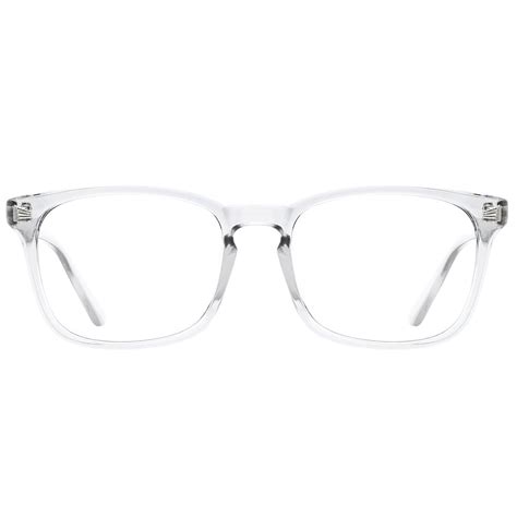 tijn blue light blocking glasses square nerd computer gaming clear glasses anti eye stain for
