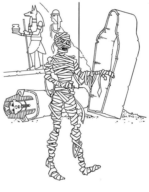 Mummy Coloring Pages Free Printable Coloring Pages For Kids