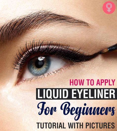 Make sure that the eyeliner on the lower lash line connects with the back corner of the upper lash line. How To Apply Liquid Eyeliner: A Tutorial For Beginners ...