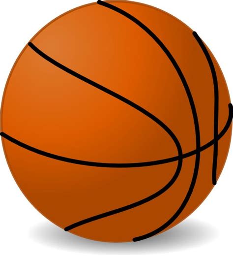Cartoon Basketball Ball Clip Art Bola Basket Clip Art Illustration