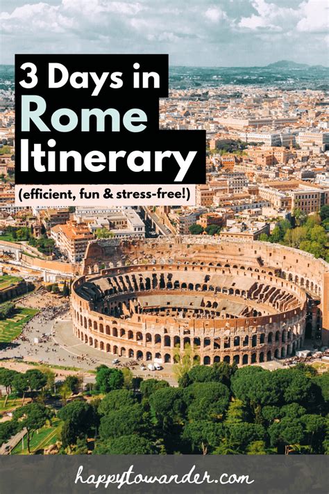 A Magical Days In Rome Itinerary How To See Rome In Three Days