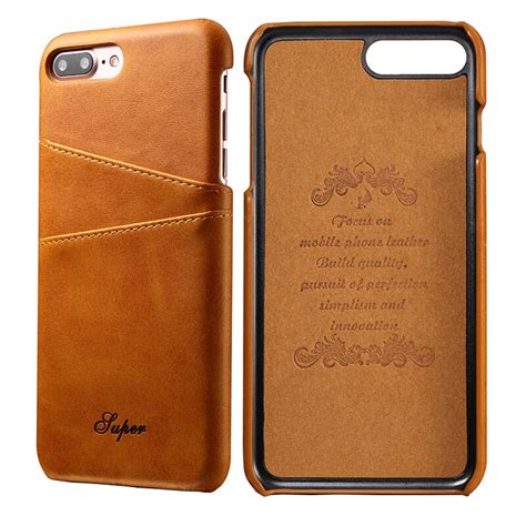 Luxury Pu Leather Wallet Case For Iphone 8 Plus Credit Card Slot Id