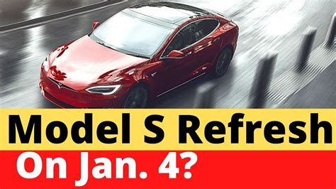 Tesla Model S And X Refresh May Be Imminent On January 4th With 4680