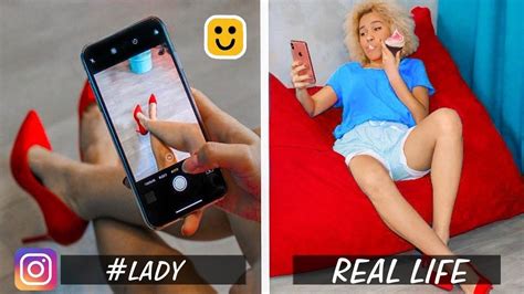 Instagram Vs Real Life And Funny Facts Phone Photo Hacks