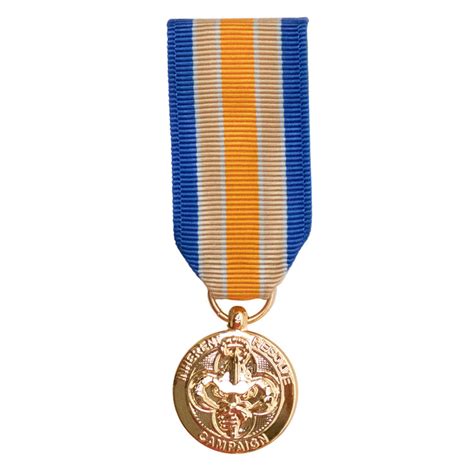 Medal Miniature Anodized Inherent Resolve Campaign Anodized Miniature