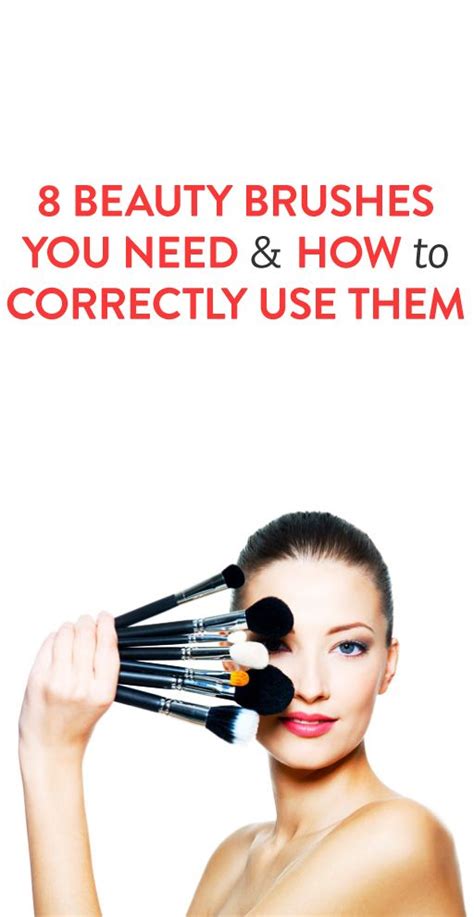 We Heart It 8 Beauty Brushes You Need And How To Correctly Use Them