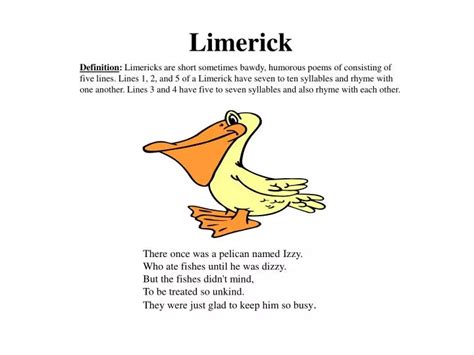 Ppt Limerick Powerpoint Presentation Free Download Id2708886