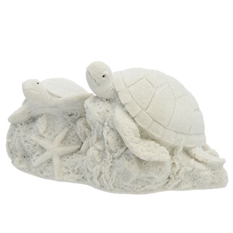 Sand Deco Sand Sculpture Turtle Figurine Collectible