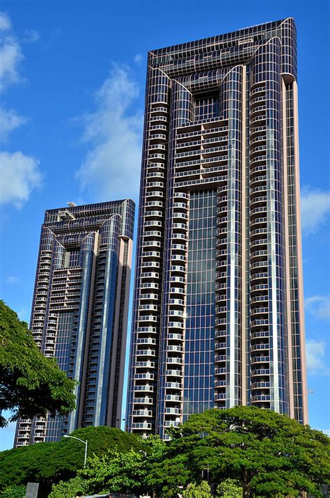 One Waterfront Towers In Honolulu Oahu Hawaii