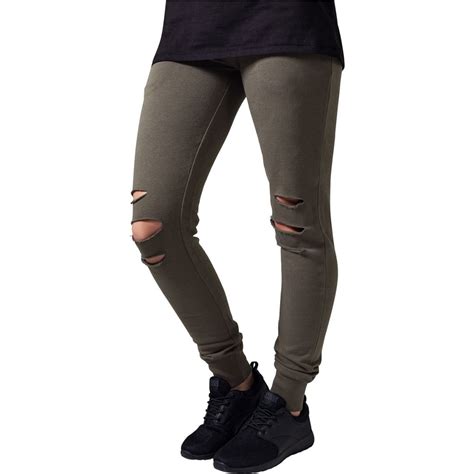 Ladies Cutted Terry Pants Sweatpants