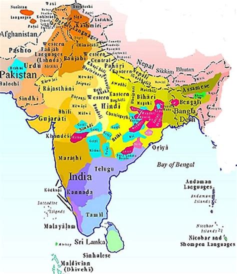 Most Widely Spoken Languages In India