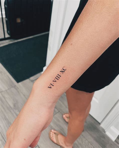 These Roman Numeral Tattoo Ideas Are All The Inspiration You Need To