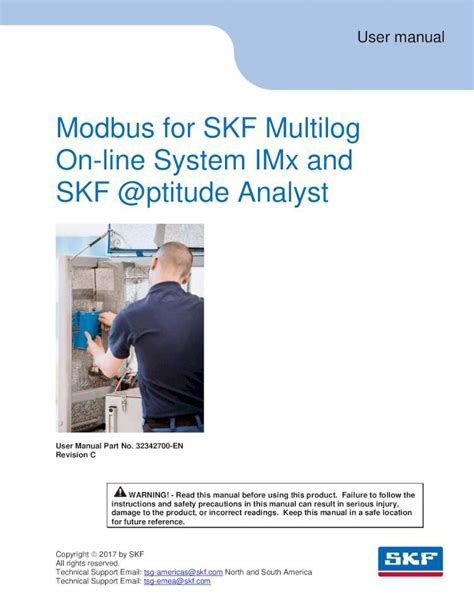 Pdf Modbus For Skf Multilog On Line System Imx And Skf Imx 8