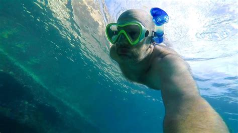 Naked Snorkeling At Beautiful Il Kalanka Bay Near Fort Delimara Malta