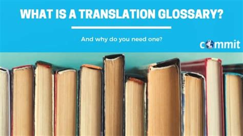 What Is A Translation Glossary Commit Global