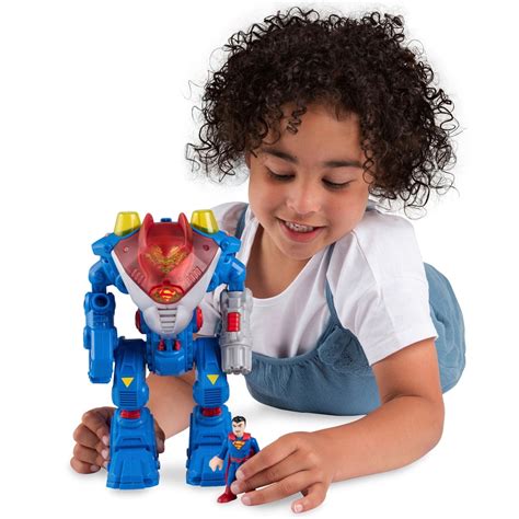 Fisher Price Imaginext Dc Super Friends Superman Robot Robot Toy