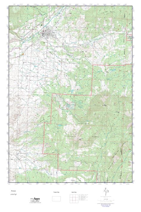 Mytopo Paonia Colorado Usgs Quad Topo Map