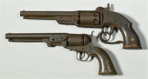 Lot 292 2 Civil War Era Pistols Devon Farm Case Antiques