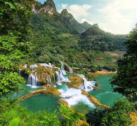 Banco De ImÁgenes Gratis Cascadas De Agua Cristalina En Vietnam