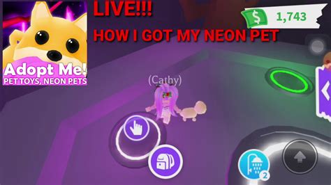 First Mega Neon Pet In Roblox Adopt Me Youtube