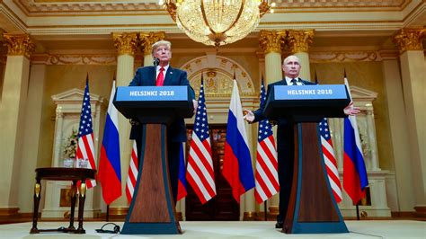 Trump At Putin’s Side Questions U S Intelligence On 2016 Election The New York Times